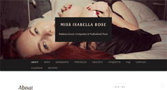 Desktop Screenshot of missisabellarose.com